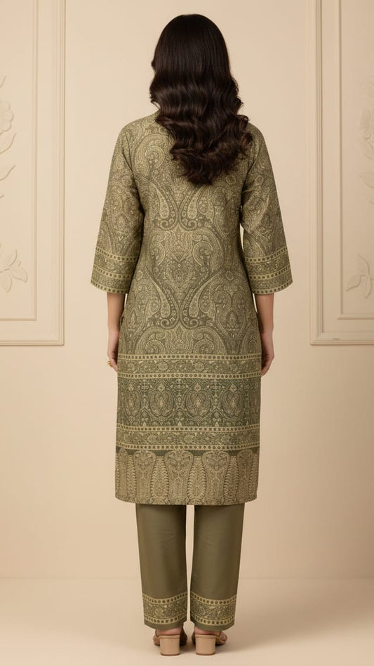 Korean Silk | Digital Print | Co ord set