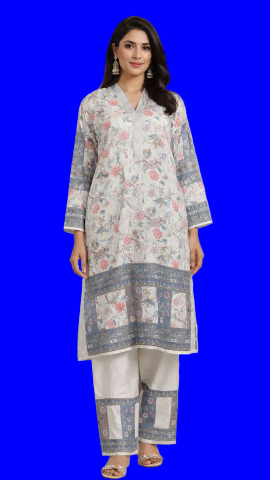 Korean Silk | Digital Print | Co ord set