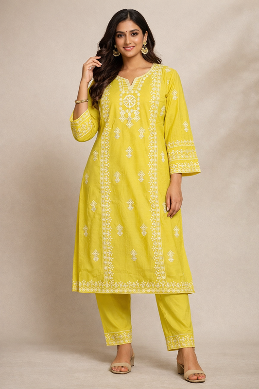 Boski Lawn 2 Piece Co-Ord Set, Soft & Elegant Wear