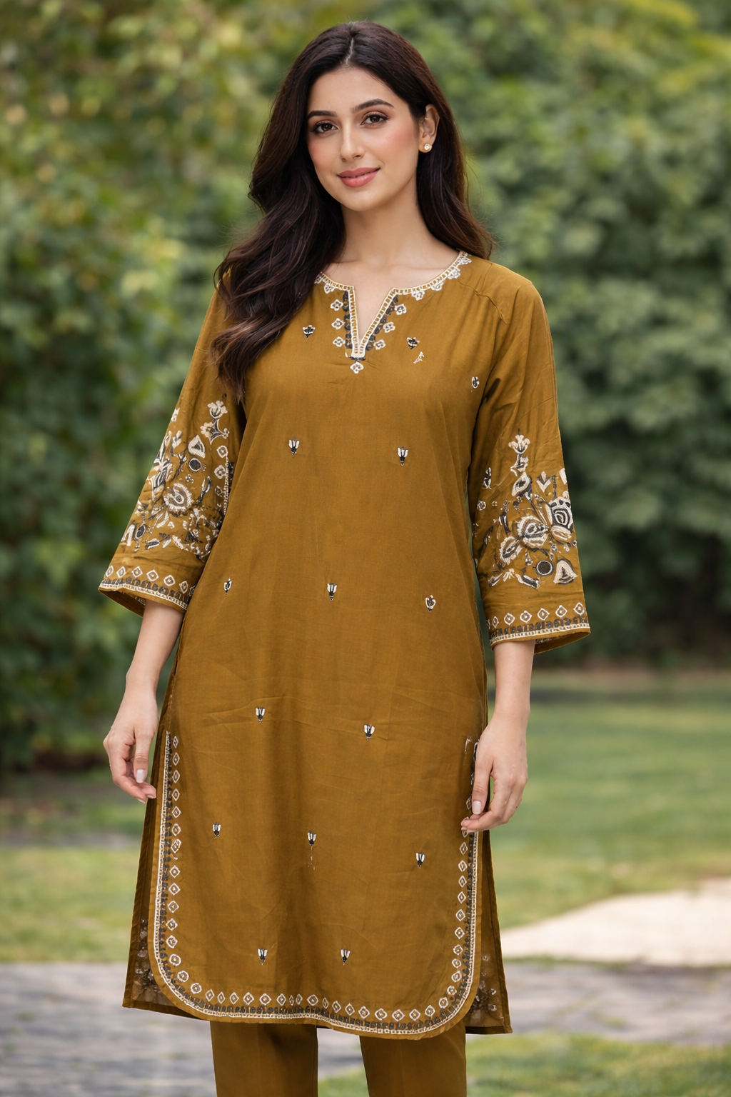 Boski Lawn 2 Piece Co-Ord Set, Soft & Elegant Wear