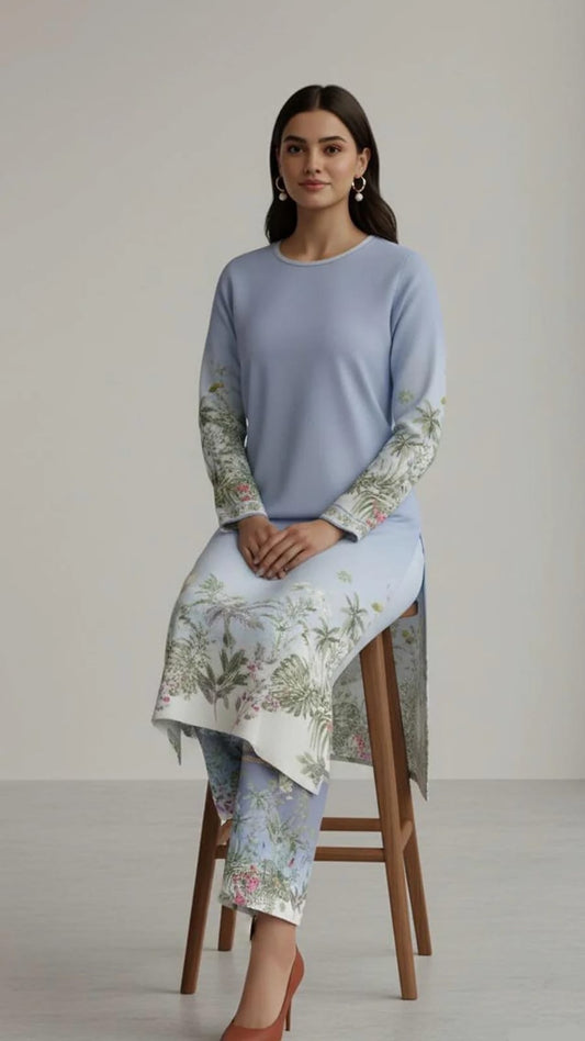 Korean Silk | Digital Print | Co ord set