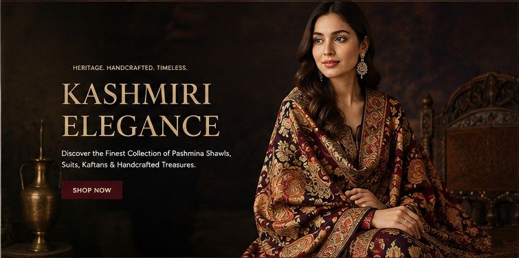Kashmiri Pashmina elegance