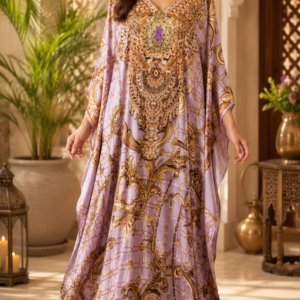 Silk 1-piece kaftan