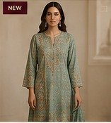 Gulzar Embroidered Silk Kurti